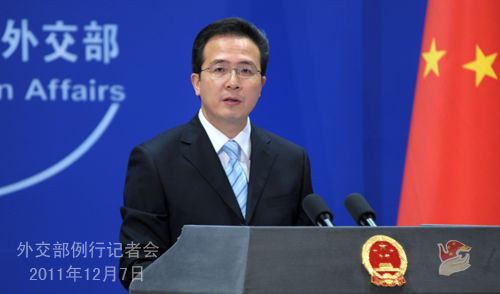 外交部發言人洪磊主持例行記者會 外交部發言人洪磊主持例行記者會