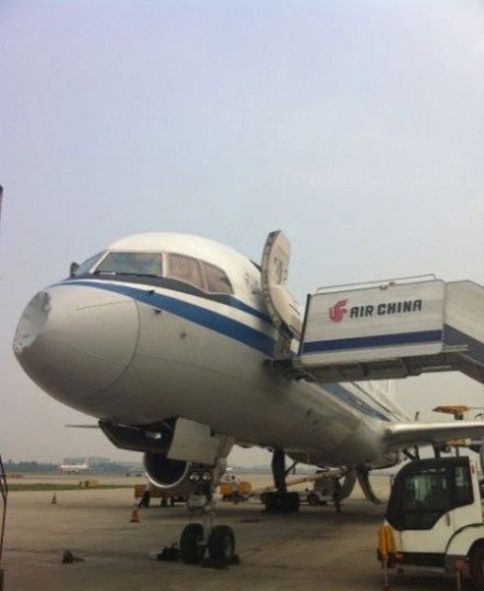 發生事故飛機