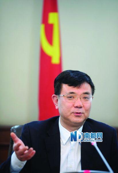 中山市委書記薛曉峰談中山處置醫鬧的經驗,關鍵是要敢擔當、敢負責。南都記者 葉志文 攝