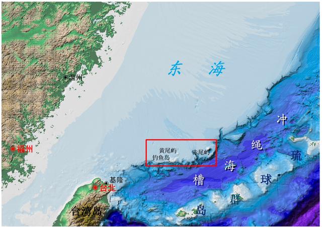 資料圖:沖繩海槽位置
