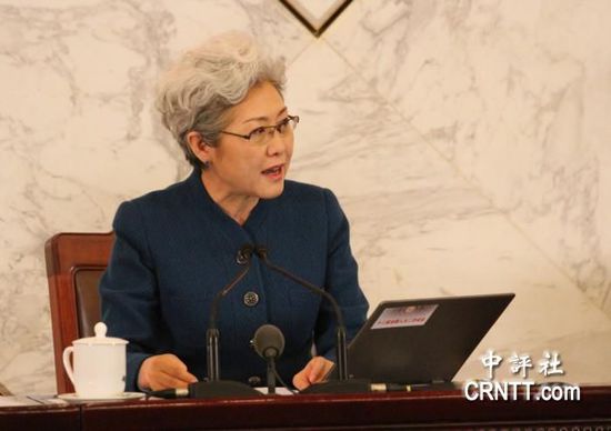 資料圖:2014年香格里拉峰會(huì)中方代表傅瑩。