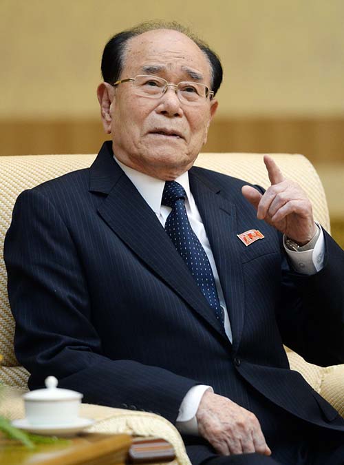 金永南在采訪中表示習近平的韓國之行對中朝關系沒有影響