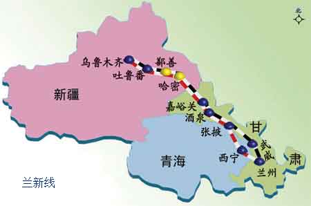 蘭新線示意圖