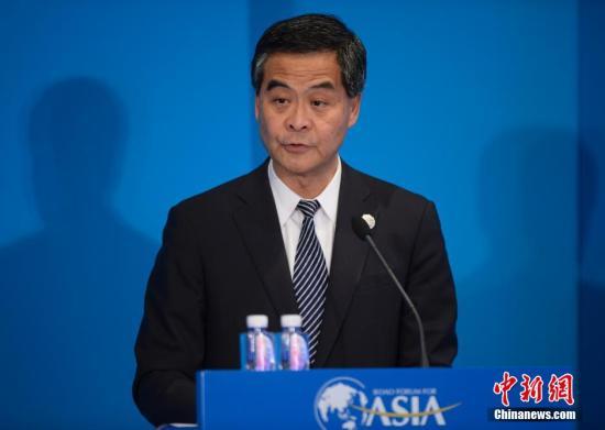 資料圖:香港特別行政區行政長官梁振英。中新社發 侯宇 攝