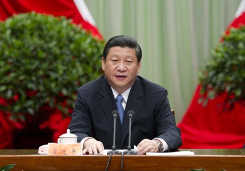 2012年5月16日,中共中央黨校在北京舉行2012年春季學(xué)期第二批入學(xué)學(xué)員開學(xué)典禮,時任中共中央政治局常委、中央書記處書記、中央黨校校長習(xí)近平出席并講話。新華社記者 謝環(huán)馳攝
