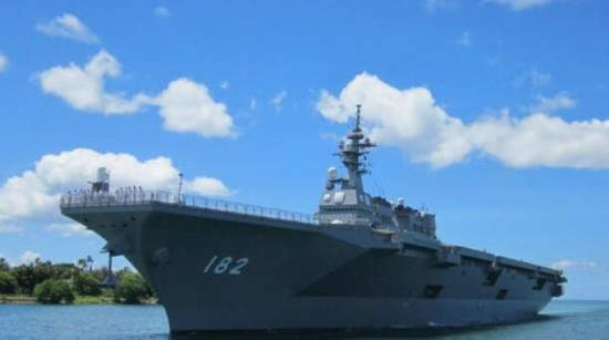 日本海上自衛隊最大級別的直升機驅逐艦“伊勢”號曾停靠菲律賓。