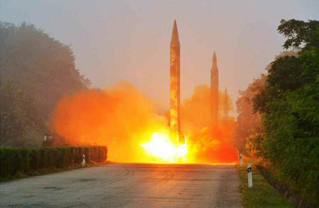 朝鮮稱發(fā)射導(dǎo)彈是模擬攻擊美軍在韓軍事目標(biāo)