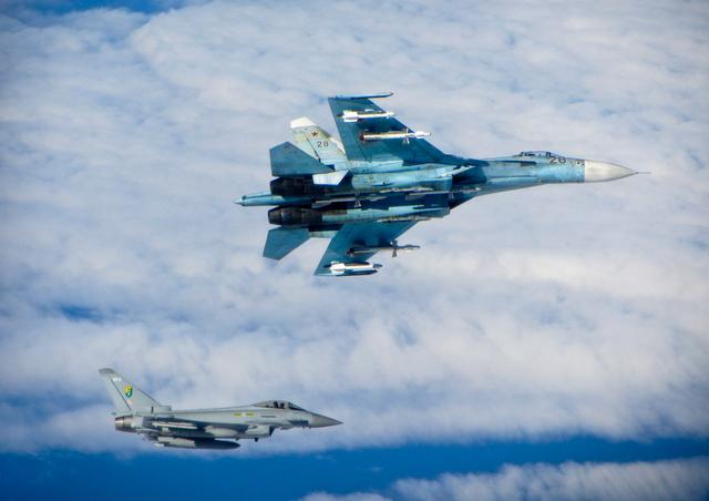 英國臺風戰機在波羅的海4個月攔截40架次俄軍機