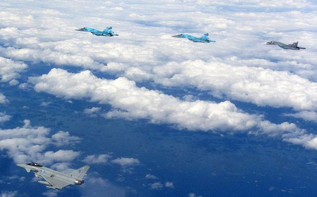 英國臺風戰機在波羅的海4個月攔截40架次俄軍機