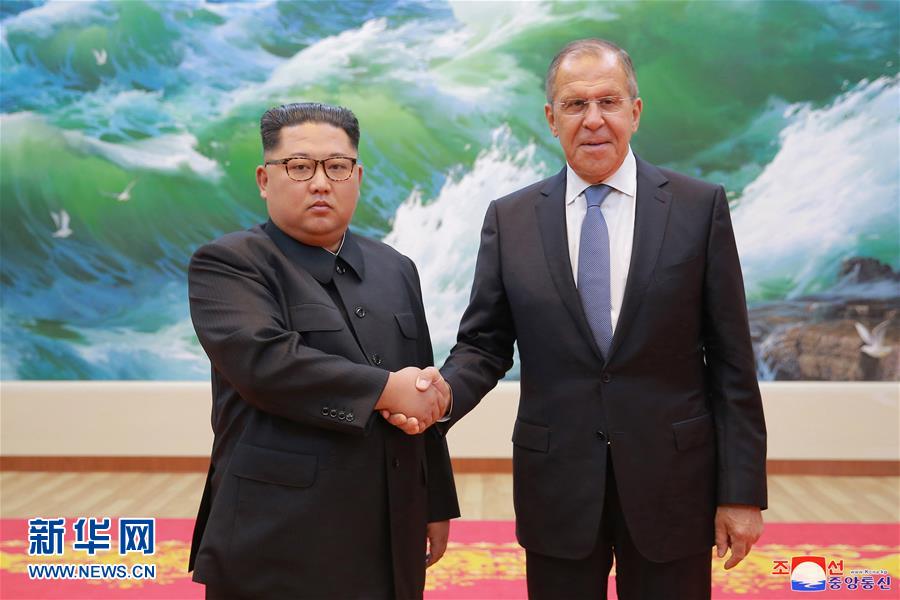 (國際)(1)金正恩會見俄羅斯外長拉夫羅夫