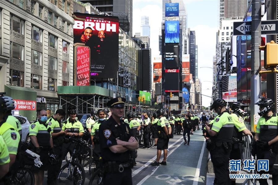 (國際)(3)紐約民眾抗議警察暴力執(zhí)法進入第五天