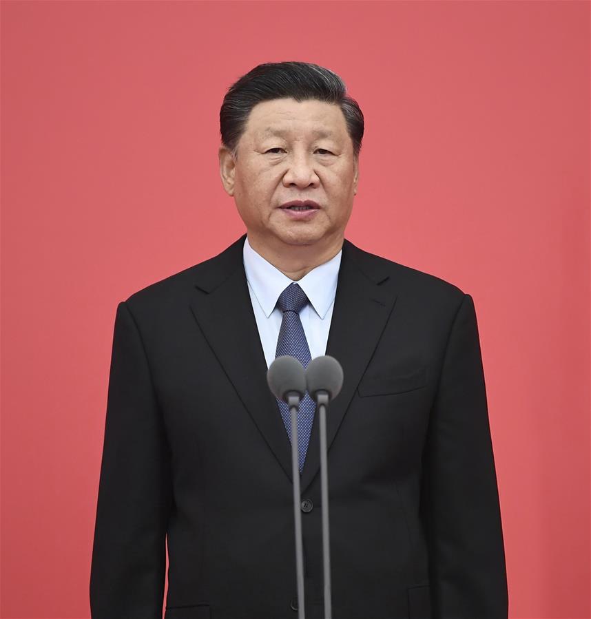(時政)(3)習近平向中國人民警察隊伍授旗并致訓詞