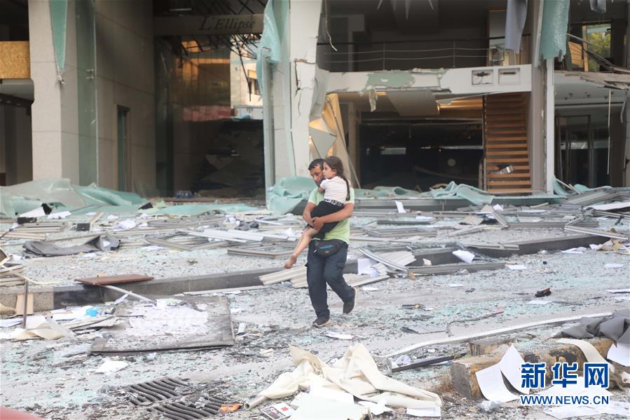 (國際)(8)黎巴嫩首都港口區發生爆炸 至少10人死亡